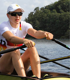 Foto von Hermine Krumbein beim Para Rudern w hrend der Paralympics 2024 in Paris