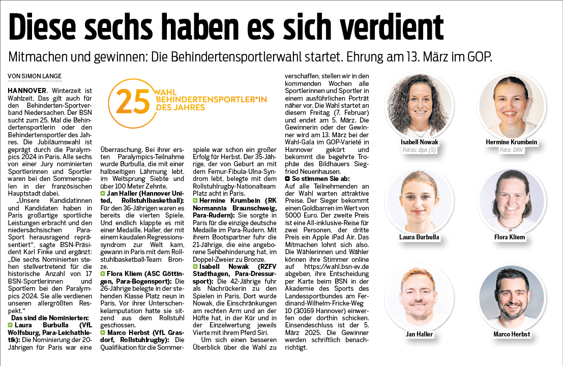 Neue Presse vom 07.02.2025