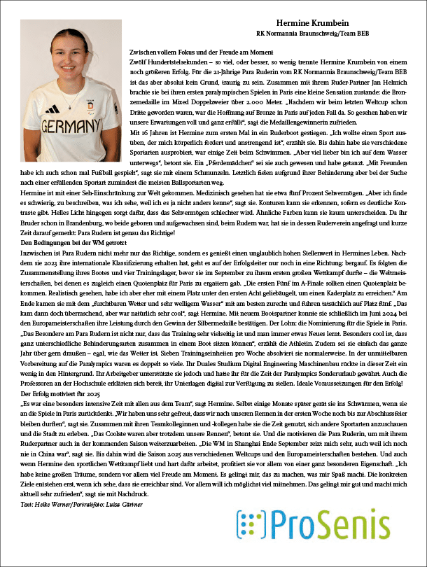 Neuer Start 1/2025: Portrait Hermine Krumbein