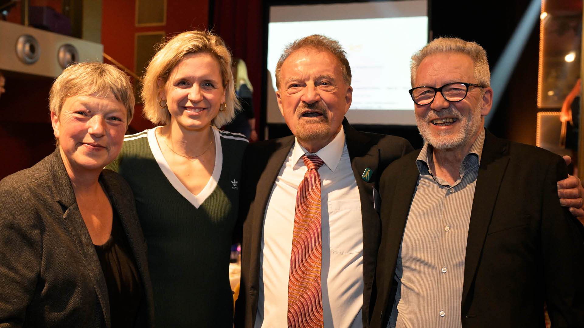 Gesichter der Gala: Hanna Naber, Laura Ludwig, Karl Finke, Detlev Hacker