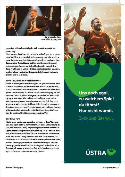 Neuer Start 2/2025, Bericht von der Gala